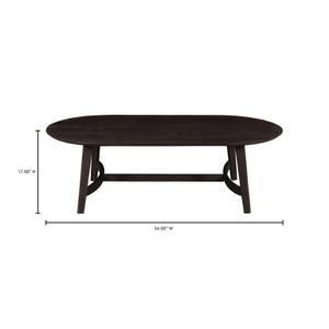 TRIE COFFEE TABLE DARK BROWN by Moes Home