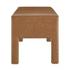 Lucca PU Bench, Vintage Cider by New Pacific Direct