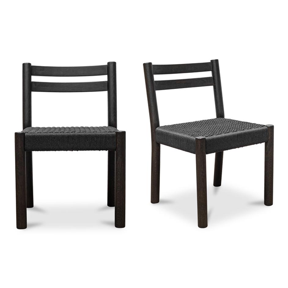 Finn Dining Chair Black–Set Of Two by Moes Home