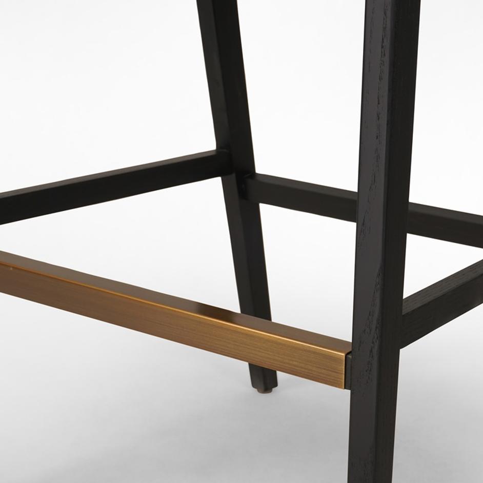 Antonia Stool In Sonoma Black In Bar by FOUR HANDS