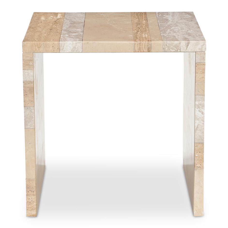 Rosa Accent Table Mixed Marble by Moes Home