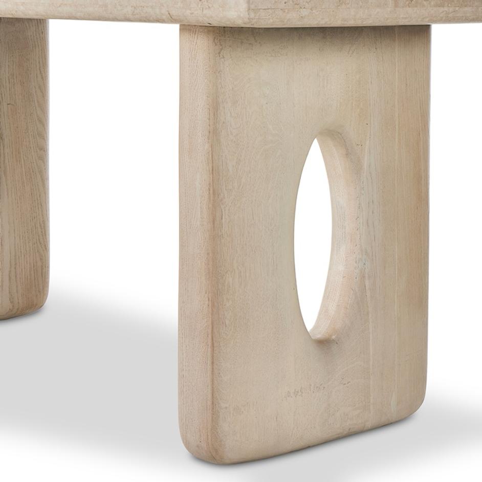 Eliza Desk in White Oak' by FOUR HANDS