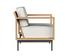 CAGLIARI ARMCHAIR - PALAZZO CREAM by Sunpan