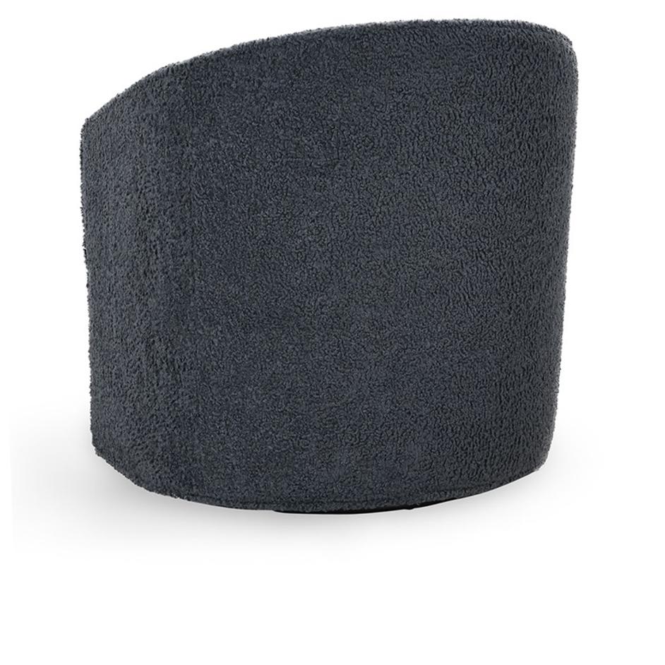 Valencia Swivel Accent Chair Blue by Classic Home