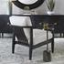 Brunei White Accent Chair by Uttermost