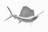 Sail Fish Wall Sculpture, Silver Leaf by PHILLIPS COLLECTION