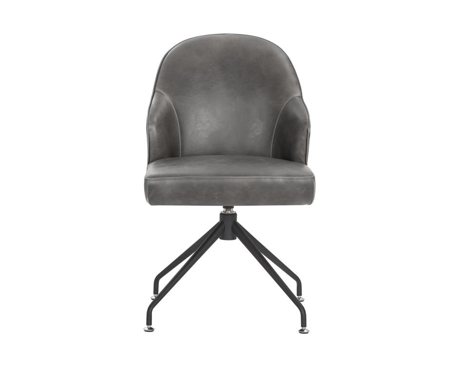 Bretta Swivel Dining Chair - Overcast Grey by Sunpan