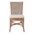 Tatum Rattan Side Chair In Canary Brown by New Pacific Direct