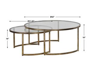 Rhea Nesting Coffee Table by Uttermost