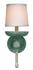 Concord Wall Sconce, Green Plaster by Jamie Young