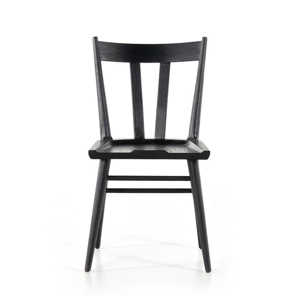 Gregory Dining Chair In Black Oak by FOUR HANDS