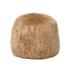 Lalo Lambskin Pouf In Beige Lambskin by Four Hands
