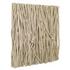 Gathered Teak Square Bleached Wood Wall Decor by Uttermost