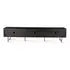 Verbania 98" Plasma Cabinet, Matte Black by Home Trends & Design
