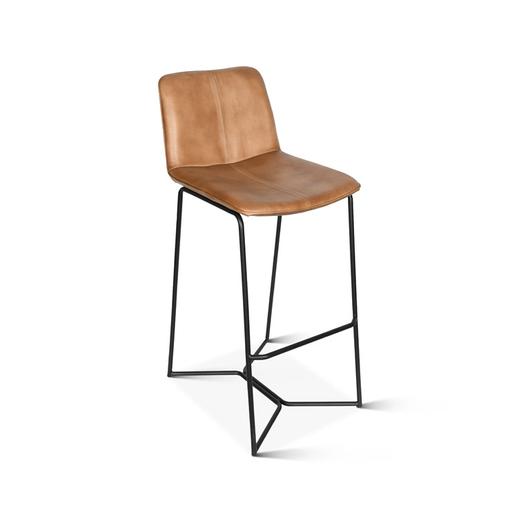 Morgan Bar Chair, Hand Washed Taupe by Home Trends & Design