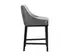 Aurora Counter Stool - Polo Club Stone / Overcast Grey by Sunpan