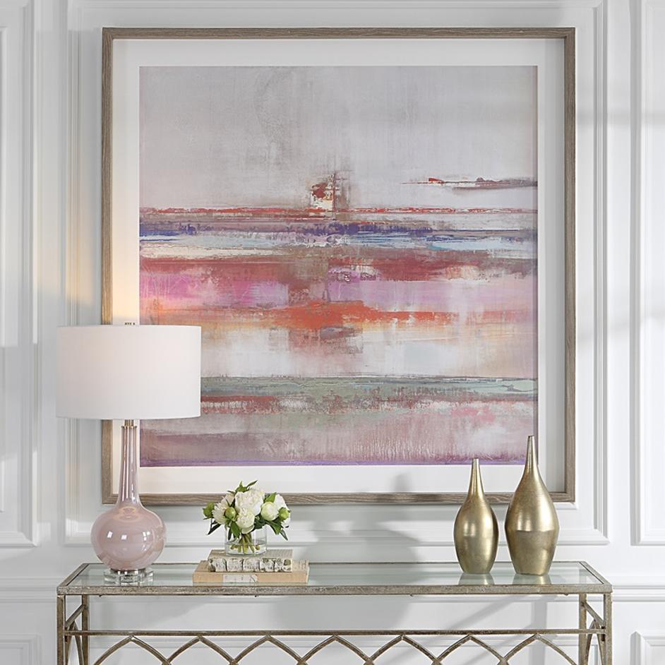 Torrent Abstract Art Framed Print by Uttermost