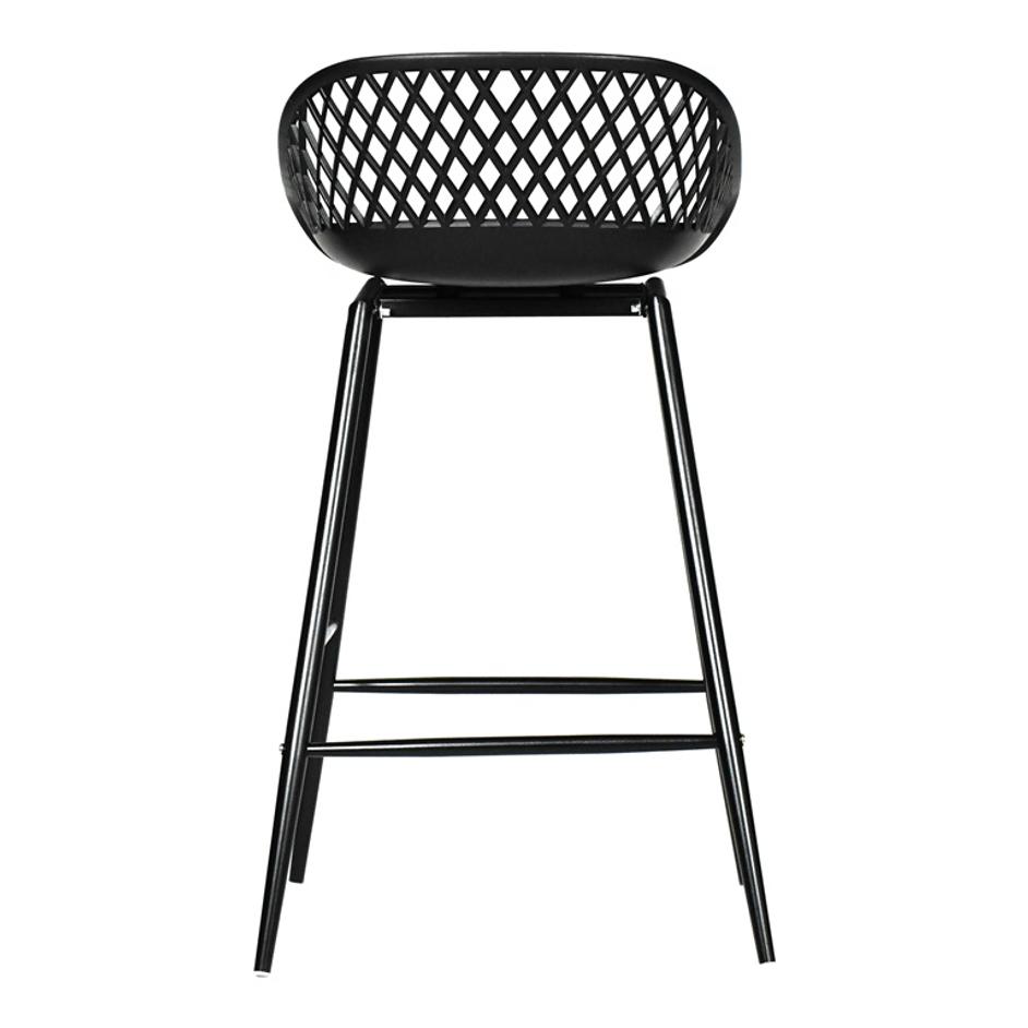 PIAZZA OUTDOOR COUNTER STOOL BLACK-M2 by Moes Home