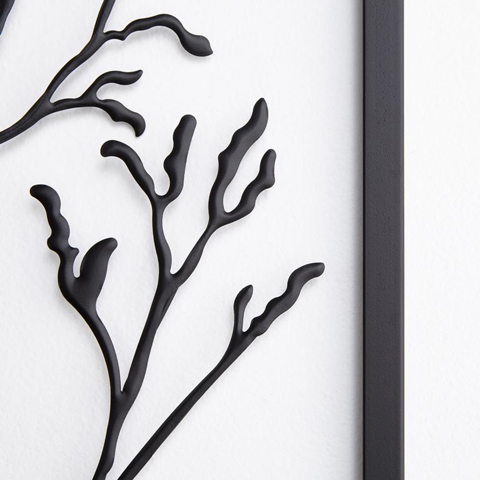 Arbre Trois Wall Decor in Graphite by Cyan Design
