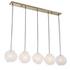 Geodesic 5 Light Linear Pendant by Uttermost