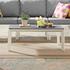 Estelle Aluminum Outdoor Patio Coffee Table In White by Modway Furniture