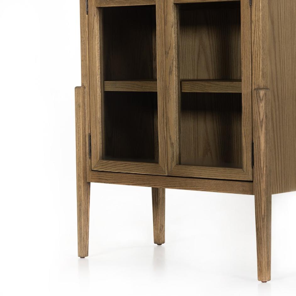 Tolle Cabinet In Drifted Oak Solid by FOUR HANDS