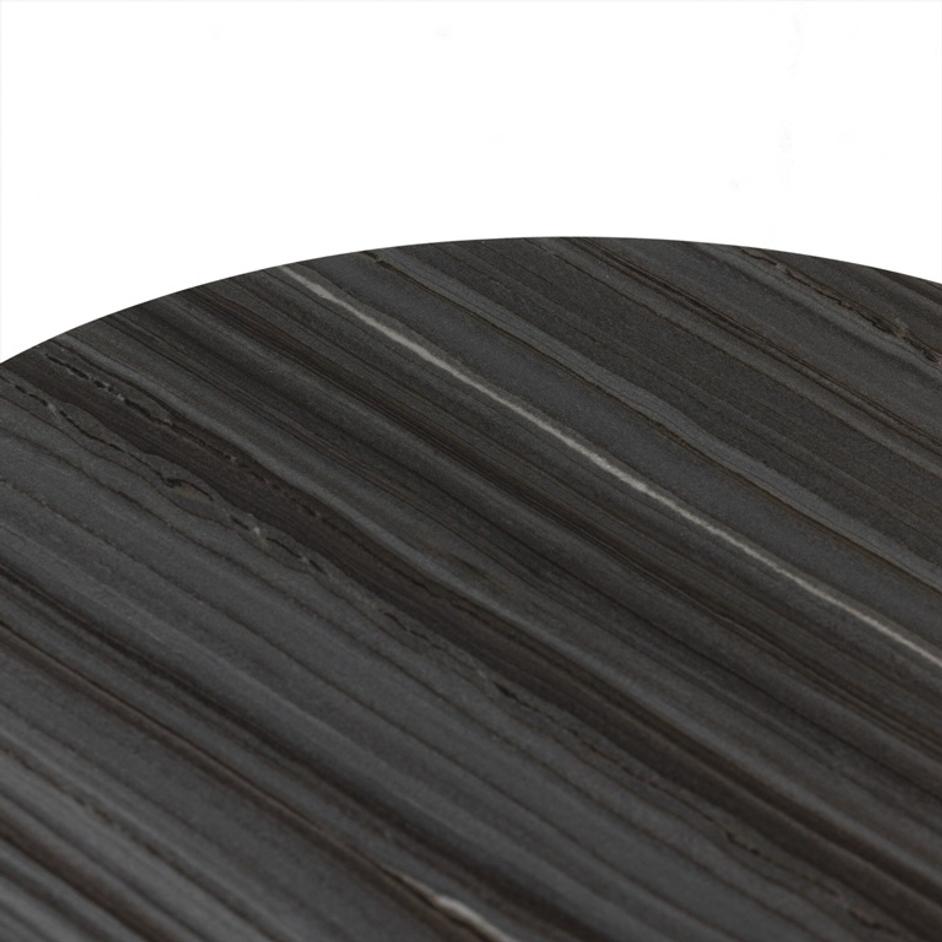 Neda End Table - Ebony Marble by Four Hands
