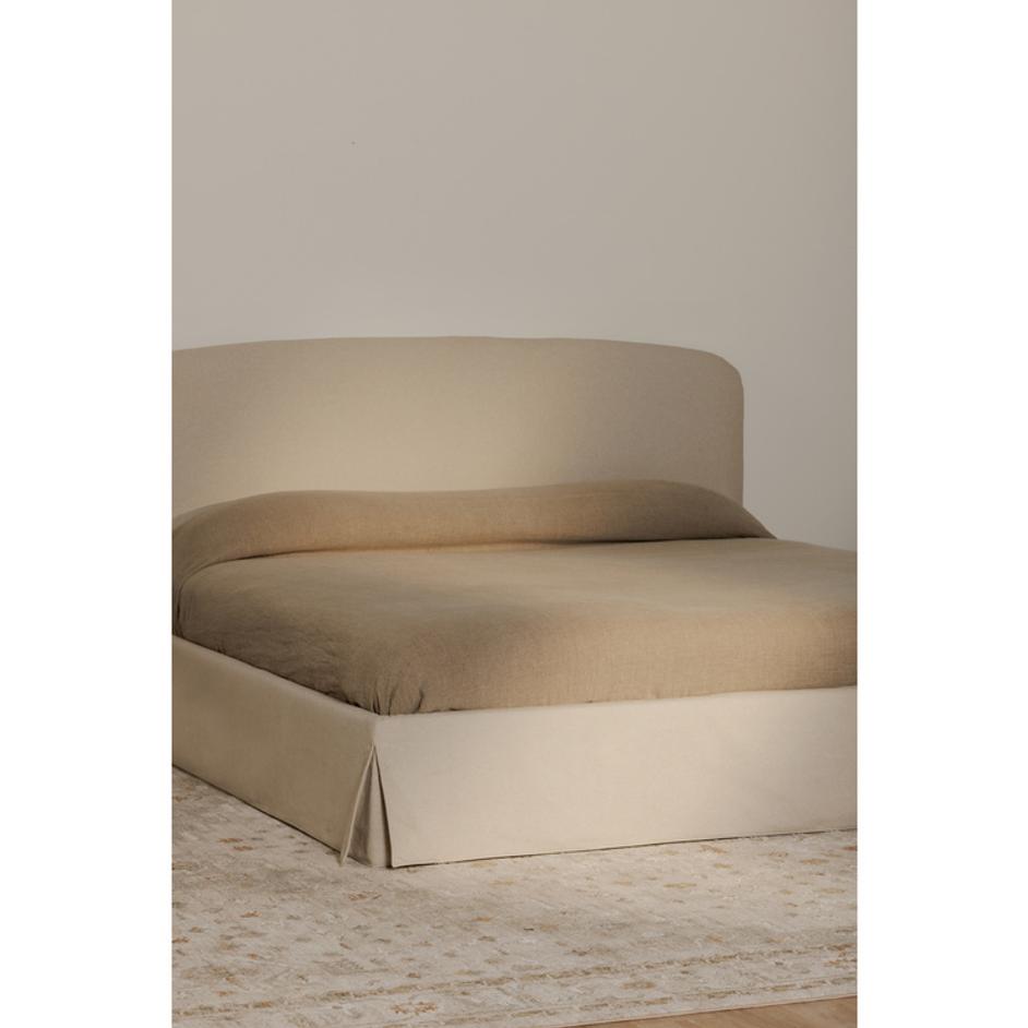 Joan Queen Storage Bed Cream by Moes Home