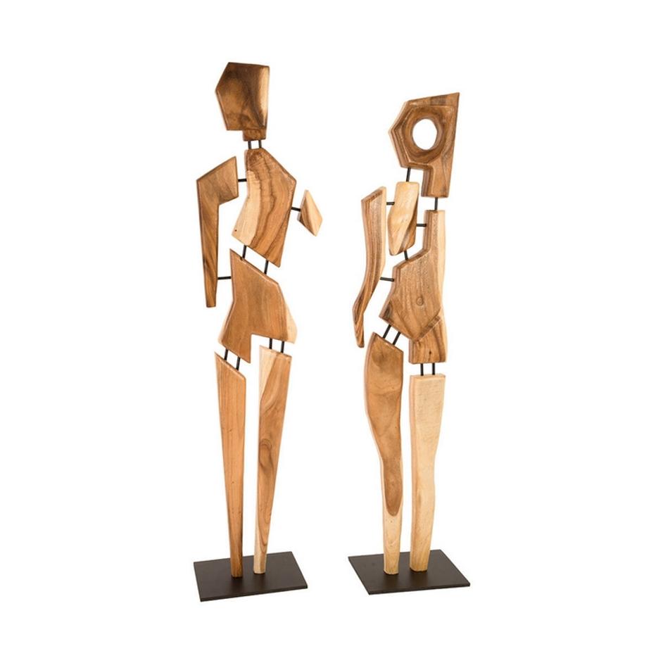 Jack Chamcha Wood Sculpture by PHILLIPS COLLECTION