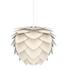 Aluvia Medium Plug-In Pendant in Pearl with White Cord by UMAGE