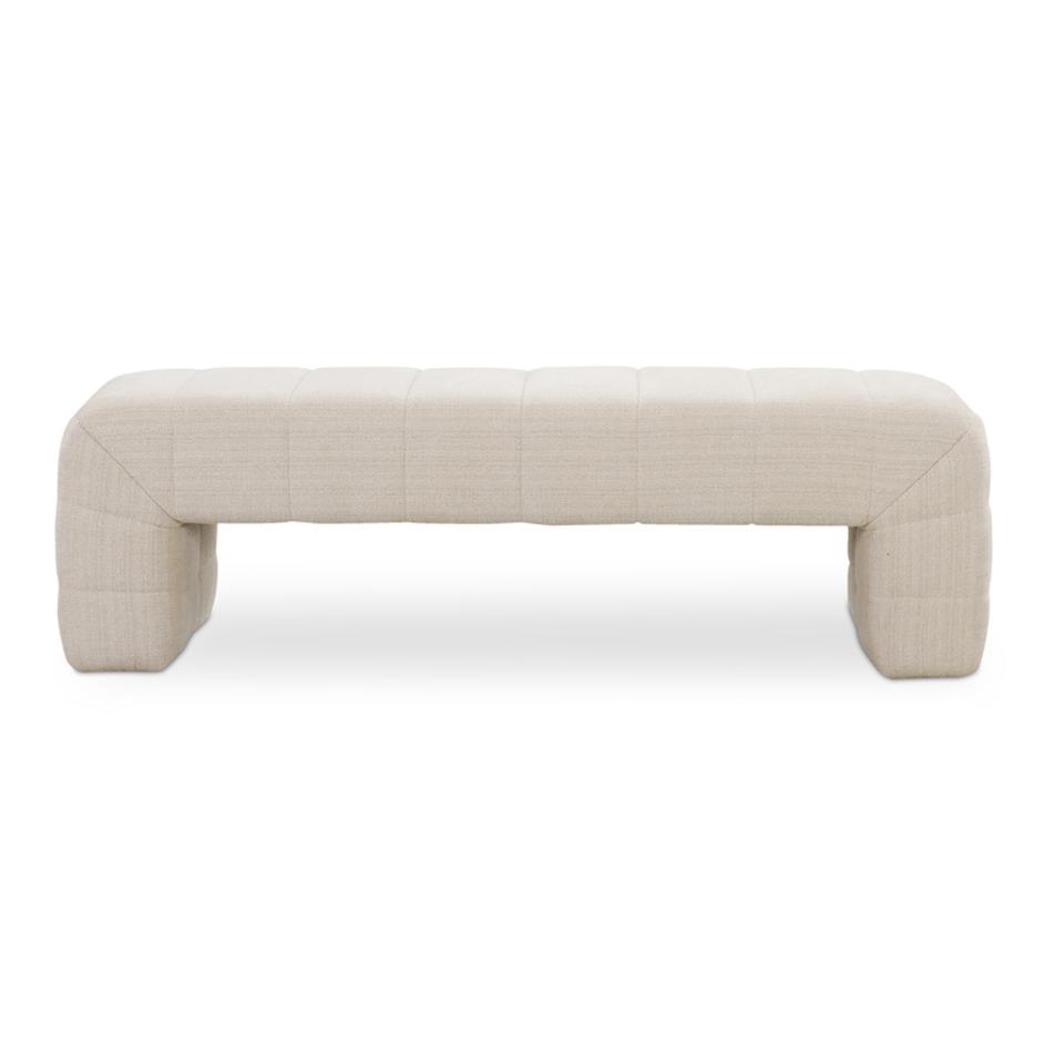 Verity Bench Oatmeal by Moes Home