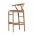 Muestra Stool W Cushion In Natural In Bar by FOUR HANDS