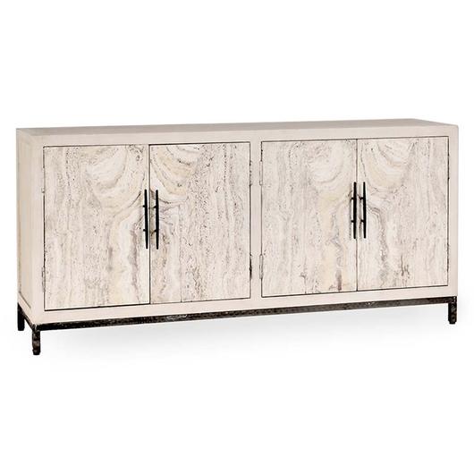 Lisbon 4Dr Sideboard White by Classic Home