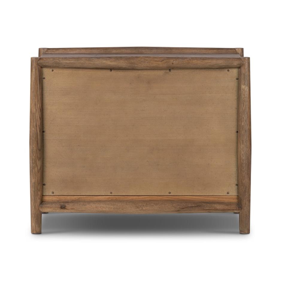 Glenview Nightstand In Weathered Oak by FOUR HANDS
