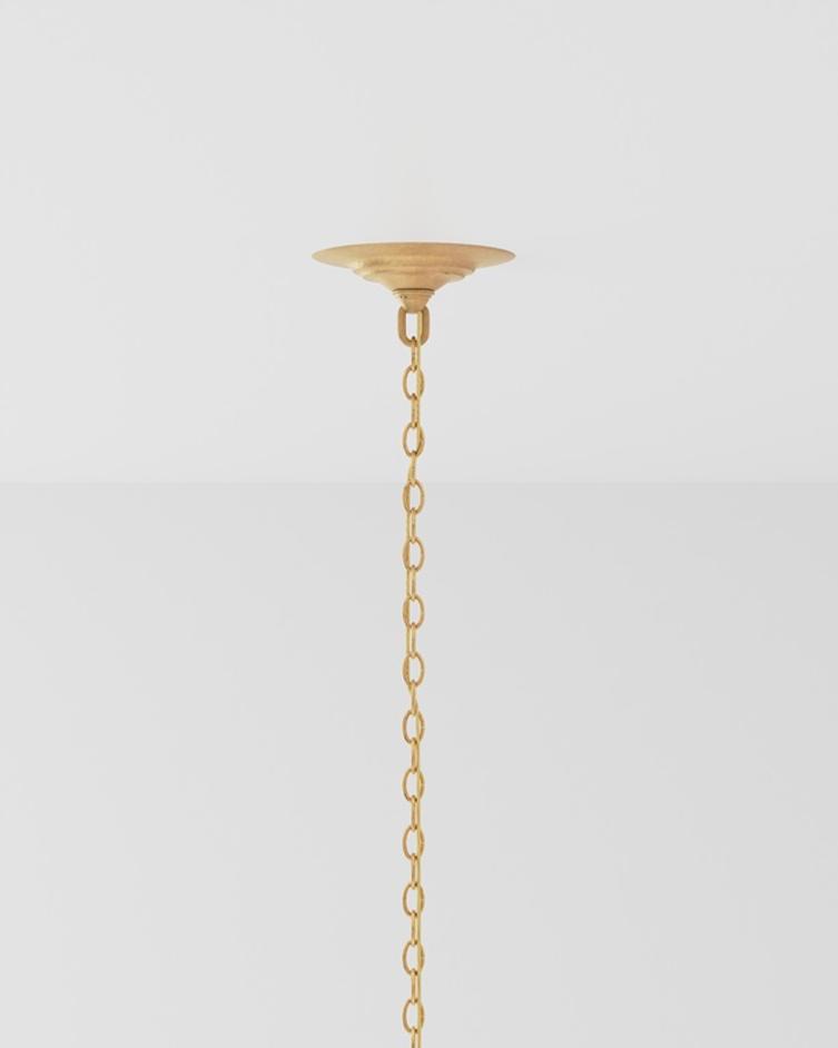 Bette Gold Chandelier In Grecian Gold Leaf by Currey & Company