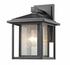 Aspen 1 Light Outdoor in Black Finish by Z-Lite
