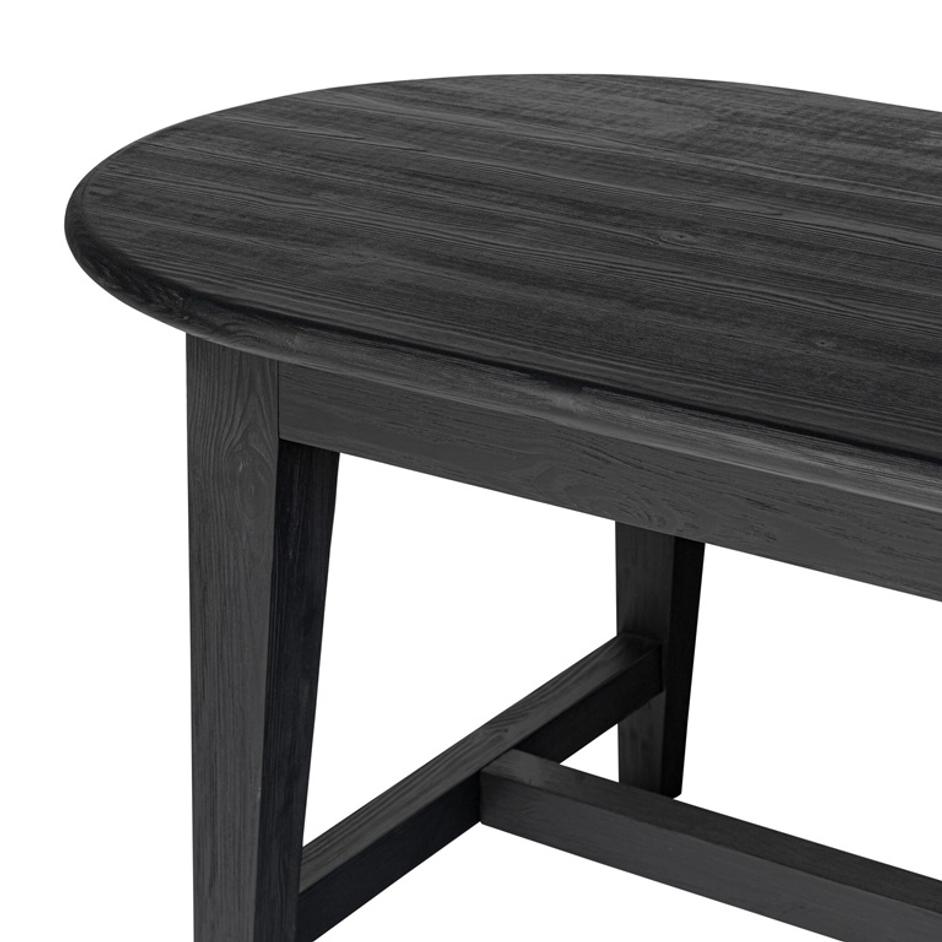 Alfie Dining Table - Black Pine by Four Hands
