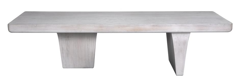 Ward Coffee Table, White Wash by Noir Furniture