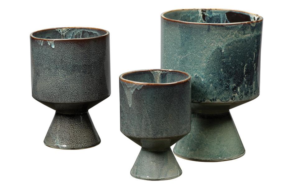 Berkeley Ceramic Decorative Pots (set of 3) by Jamie Young