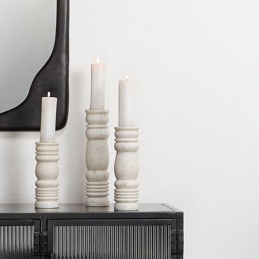  Monument Marble Candlesticks (set of 3)  by Jamie Young