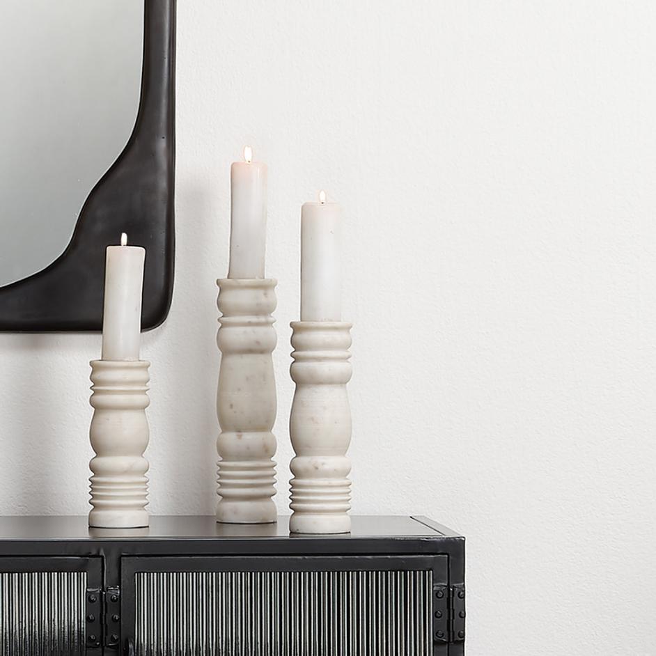  Monument Marble Candlesticks (set of 3)  by Jamie Young