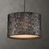 Alita Aged Black Drum Pendant by Uttermost