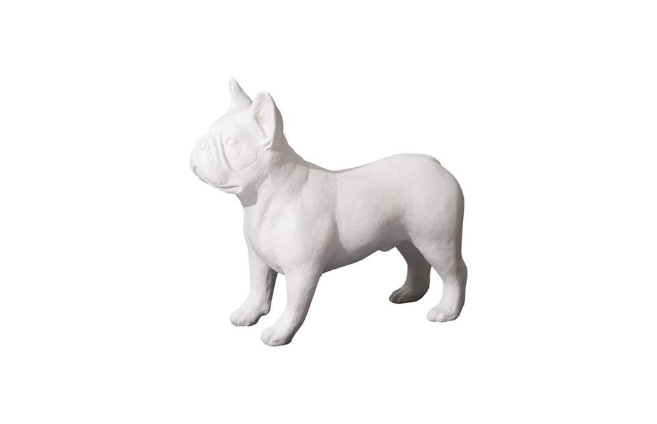 French Bulldog, Gel Coat White by PHILLIPS COLLECTION