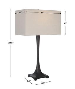 Reydan Tapered Iron Table Lamp by Uttermost