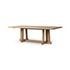 Indie Dining Table In Light Weathered Oak And Light Weathered Oak Veneer by Four Hands