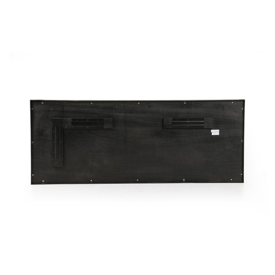 Bellvue Floor Mirror - Rustic Black by Four Hands