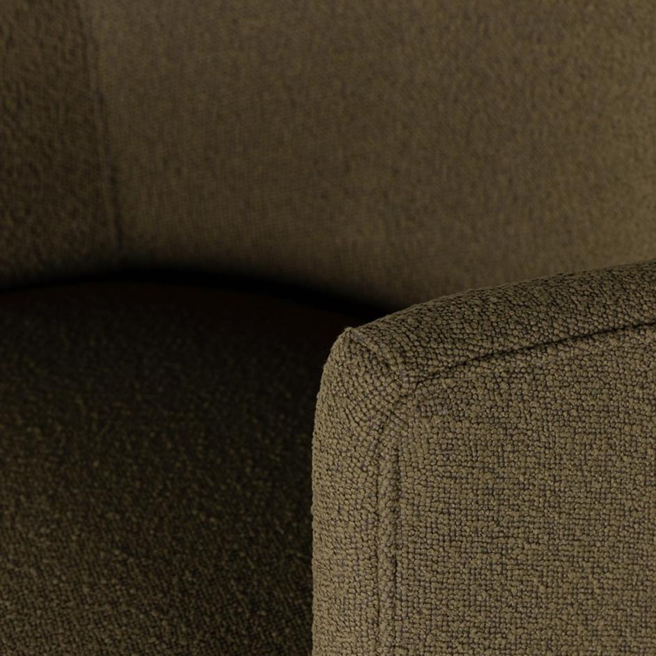 Aurora Swivel Chair - FIQA Boucle Olive by Four Hands