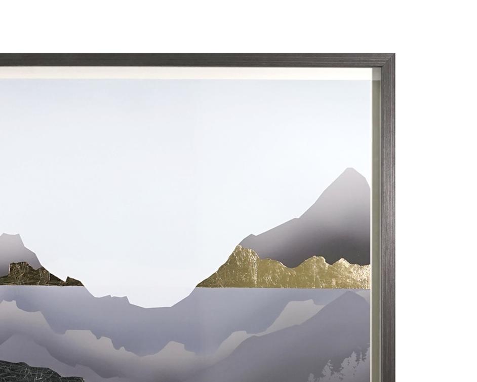 GREAT EXPLORATION -  60" X 40" - CHARCOAL FRAME by Sunpan