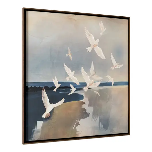 Flock Framed Painting by Moes Home