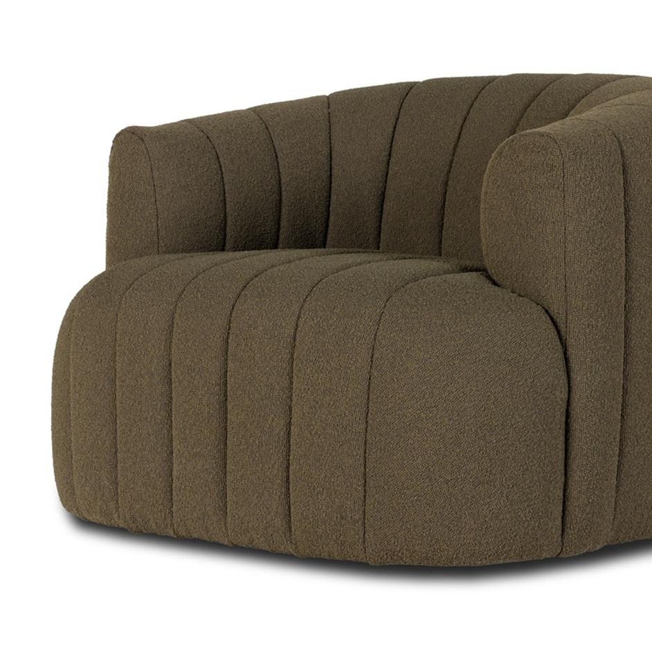 Elliana Swivel Chair - FIQA Boucle Olive by Four Hands